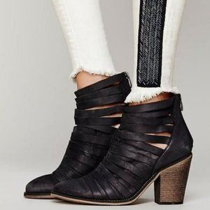Free People Hybrid Heel Boots in Black, size 40